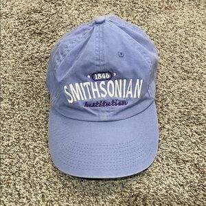 Embroidered Smithsonian Periwinkle Baseball Cap